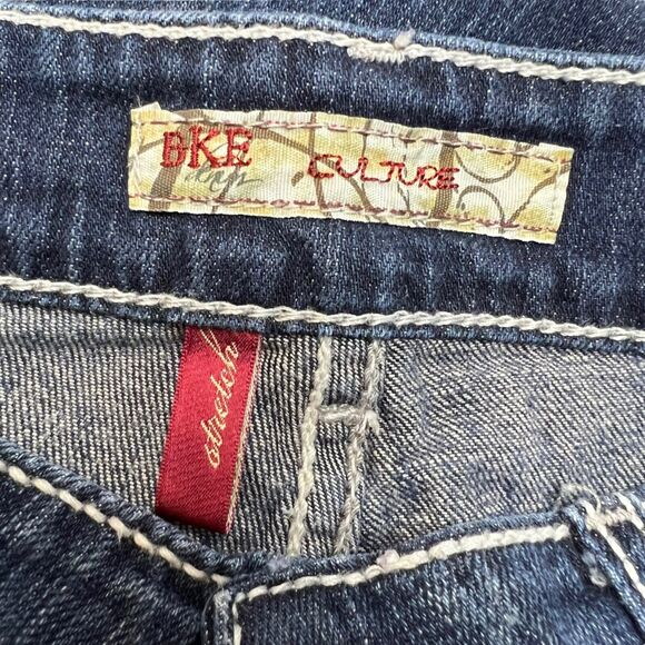 BKE Womens Culture Fit Denim Stretch Crop Capri Pants Jeans Size 30 - Picture 9 of 11